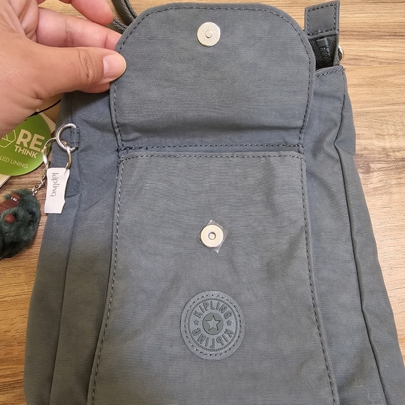 Kipling Julieta Crossbody Bag, Light Aloe Tonal - Picture 2 of 6